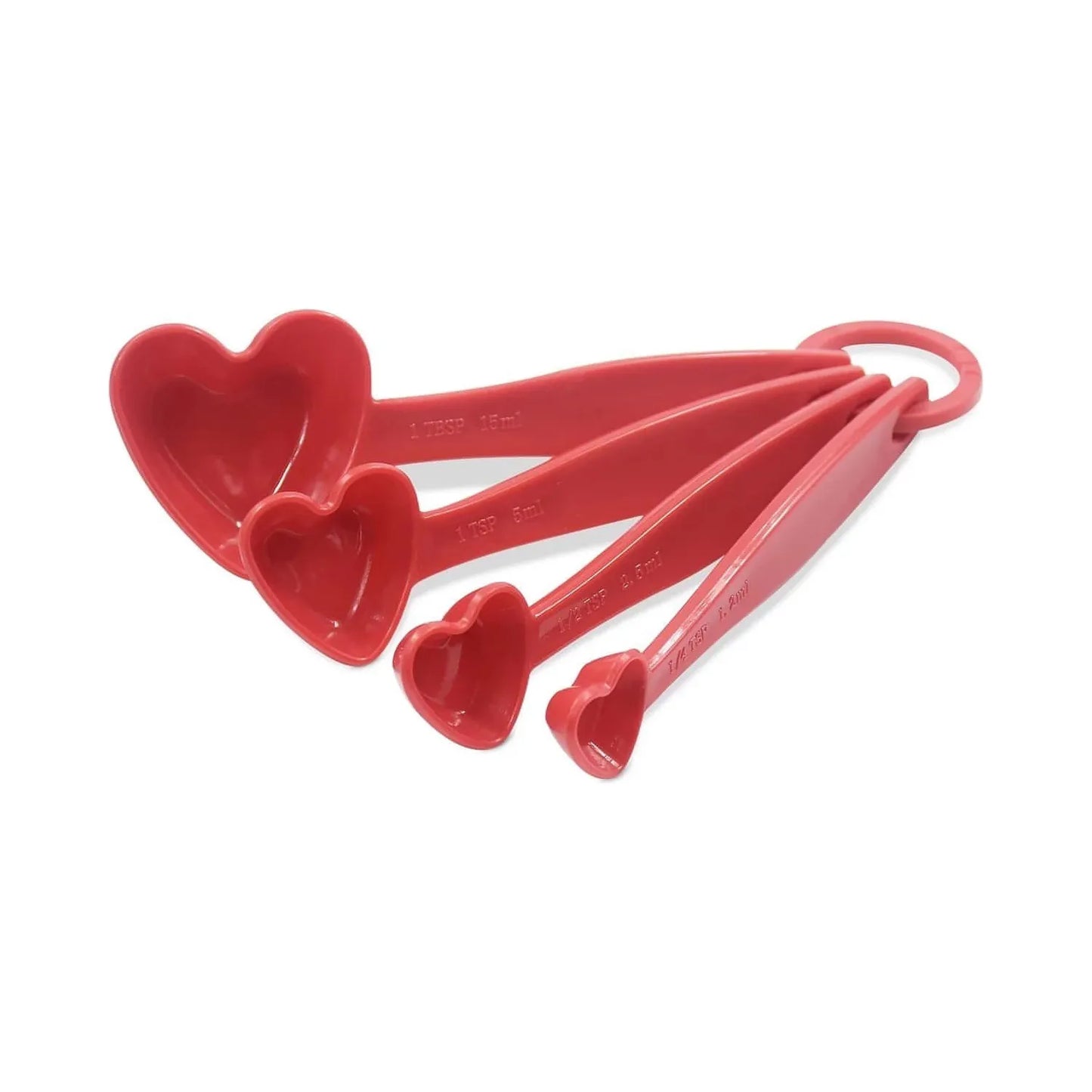Martha Stewart Collection Heart Measuring Spoons - Brandat Outlet