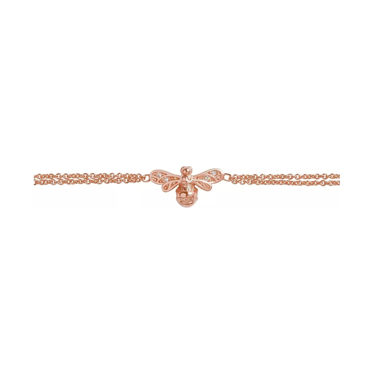 Olivia burton 2025 sparkle bee bracelet