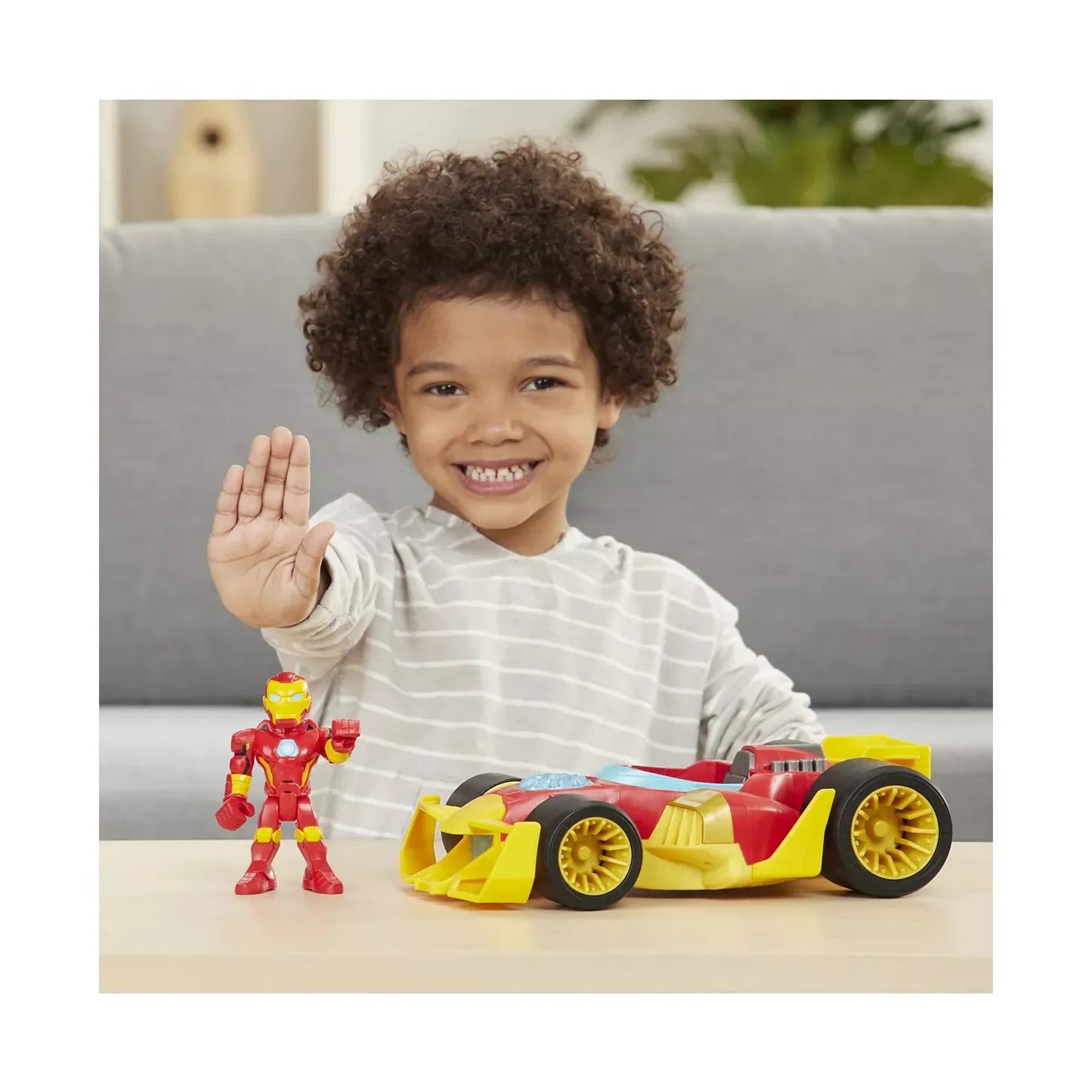 Playskool Heroes Marvel Super Hero Adventures Iron Man Speedster Figure