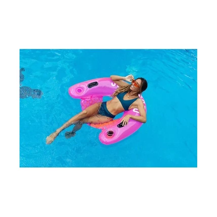 PoolCandy Sweet Shop Pink Bubble Gum“Sunkissed” Jumbo Sun Chair