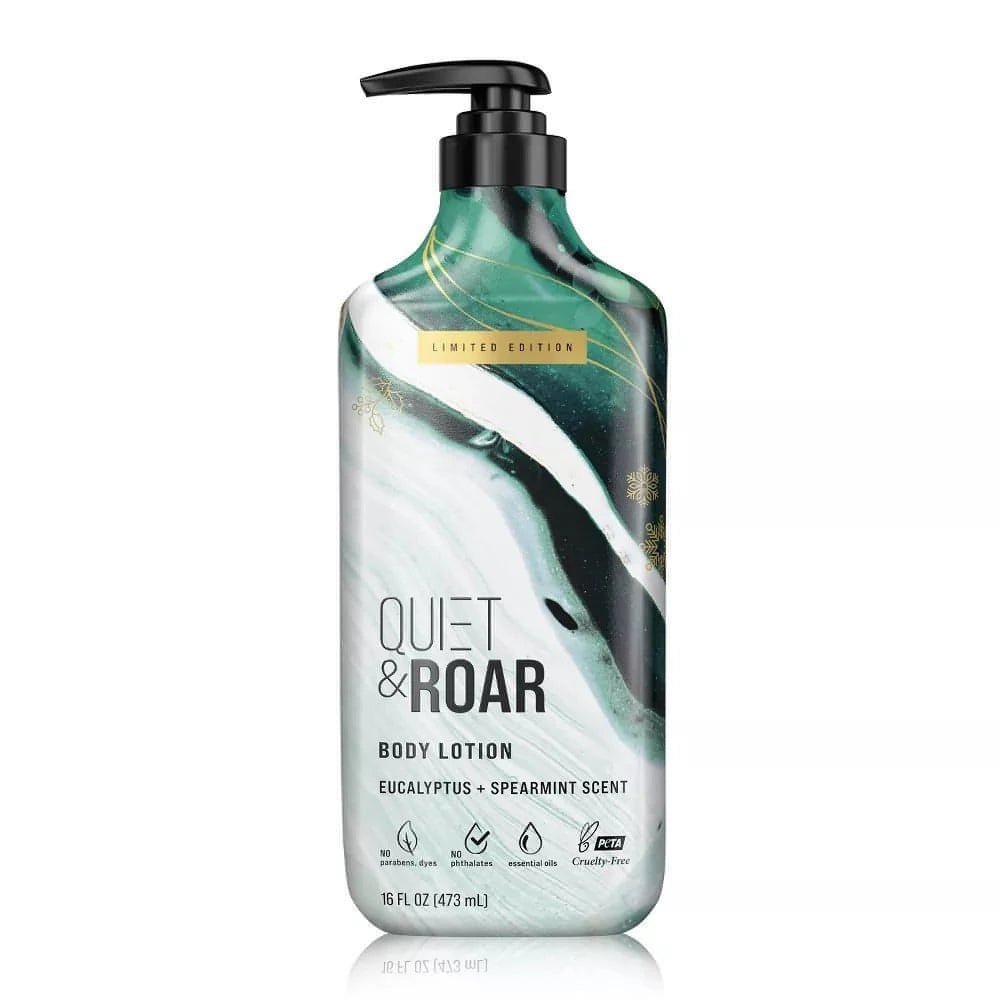 Quiet and Roar Limited Edition Body Lotion-Eucalyptus Spearmint-16fl oz