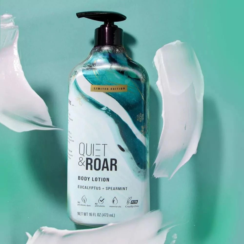 Quiet and Roar Limited Edition Body Lotion-Eucalyptus Spearmint-16fl oz
