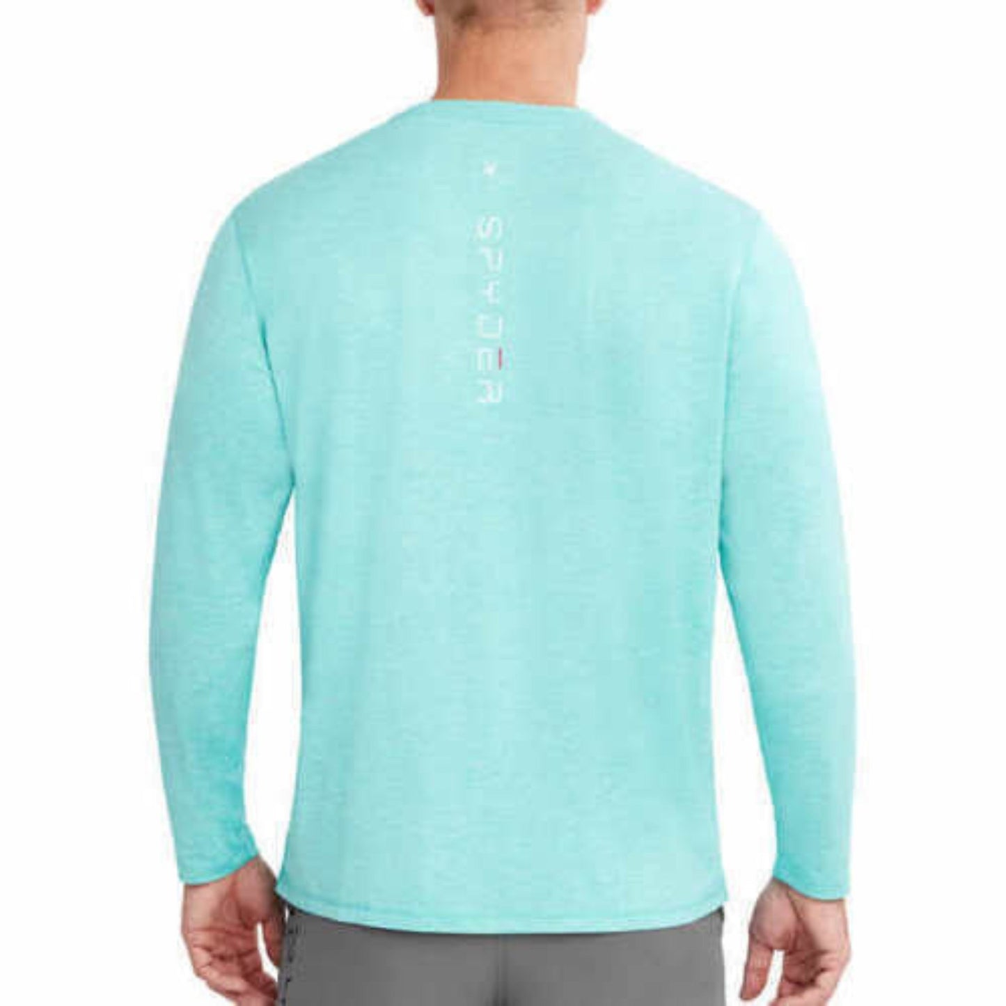 Spyder Swim Men's Green Rash Guard Long Sleeve Shirt