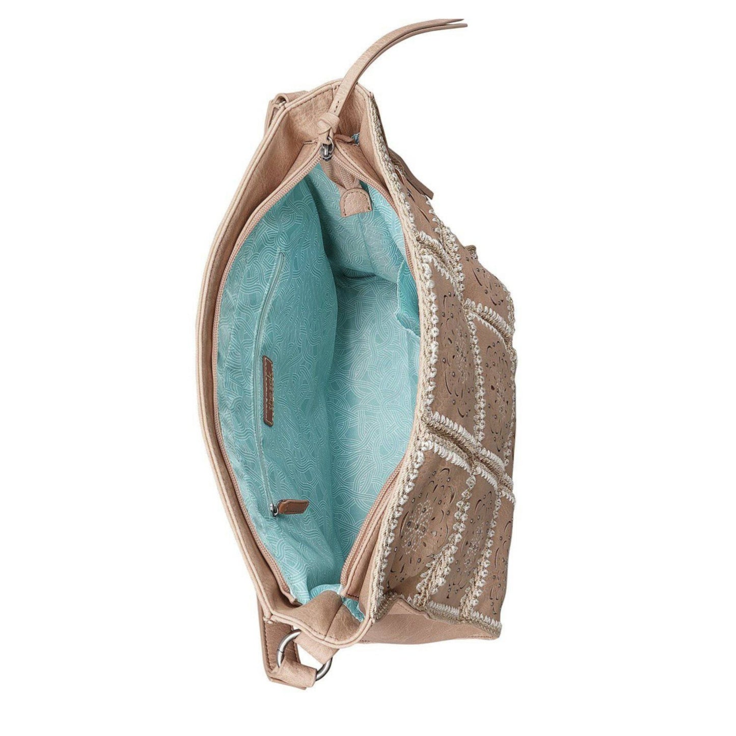 The Sak Women's Silverlake Leather Hobo (Barley Crochet Mandala/Silver)