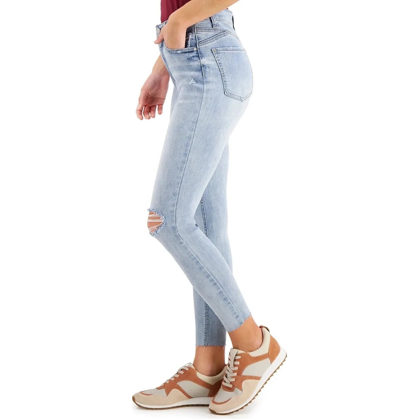 Tinseltown High Rise Skinny Jeans, Blue, Size: 3 - Brandat Outlet