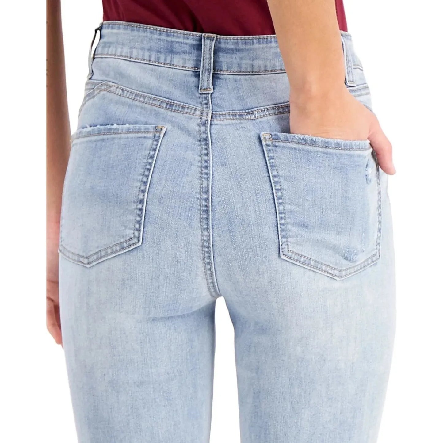 Tinseltown High Rise Skinny Jeans, Blue, Size: 3 - Brandat Outlet
