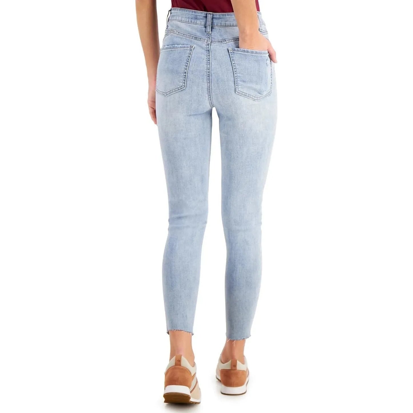 Tinseltown High Rise Skinny Jeans, Blue, Size: 3 - Brandat Outlet