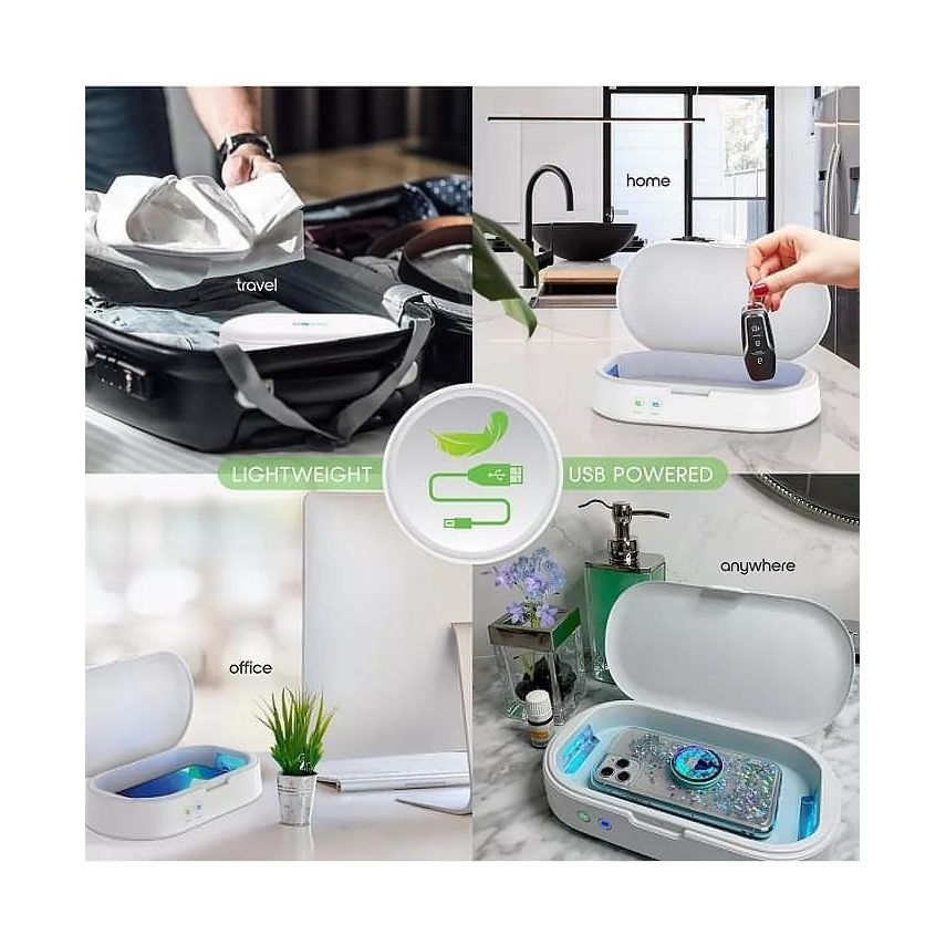 Tzumi ion UV Phone Sanitizer with aromatherapy - Brandat Outlet
