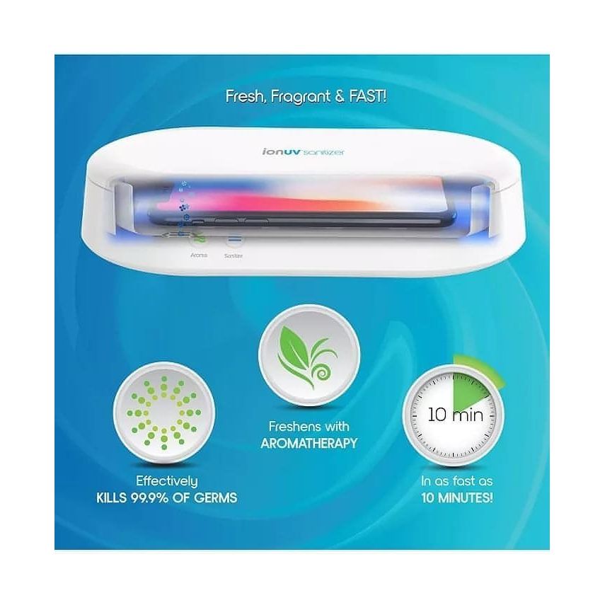 Tzumi ion UV Phone Sanitizer with aromatherapy - Brandat Outlet