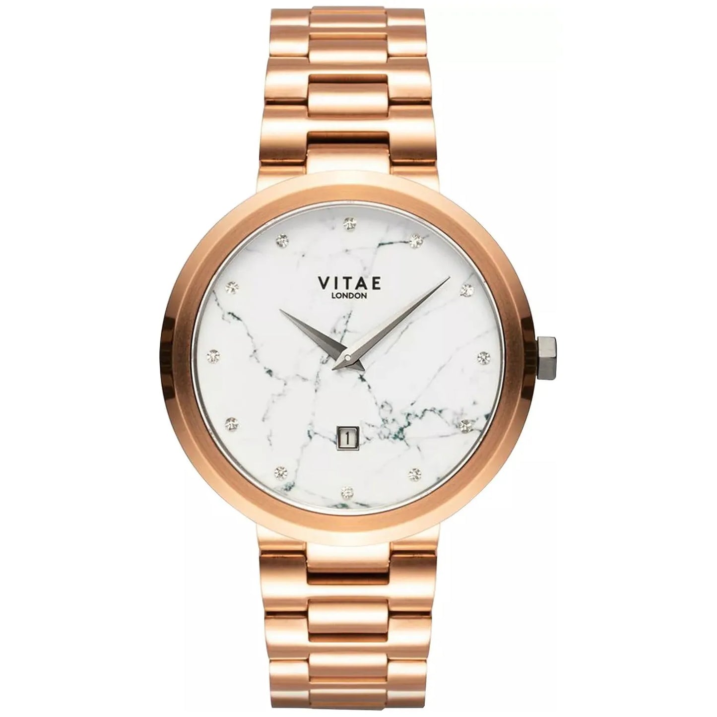 VITAE LONDON-VITAE LONDON Women's Elmington Rose Gold-Tone Stainless Steel Bracelet Watch 36mm - Brandat Outlet