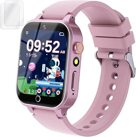 Cosjoype Kids Smart Watch Gift for Girls Age 5-12, 26 Games HD Touch Screen Watches with Video Camera Music Player Pedometer Flashlight 12/24 hr Educational Toys Birthday Gifts for Girls Ages 7 8 9 10 - Amazon.ae Price Tracker
