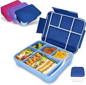 Lunch Box for Kid School,Children's Lunch Box with Compartments, Bento Box Children, Leak-proof Lunch Box for Girls and Boys, Snack Box, Perfect for School, Nursery & Trips (Royal Blue) - Amazon.ae Price Tracker