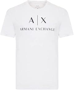 Armani Exchange Mens Logo Crew Neck Short Sleeve Jersey T-shirt T-Shirt - Amazon.ae Price Tracker