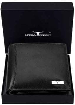 URBAN FOREST Oliver Leather Wallet for Men, Aniline Black, Contemporary - Amazon.ae Price Tracker