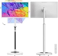 32-Inch Smart portable TV on Wheels with Touch Screen | Android 12 OS | 6GB RAM + 128GB Storage | 15000mAh Battery | Full Swivel Rotation | Portable Rolling Monitor for Home & Office - Amazon.ae Price Tracker