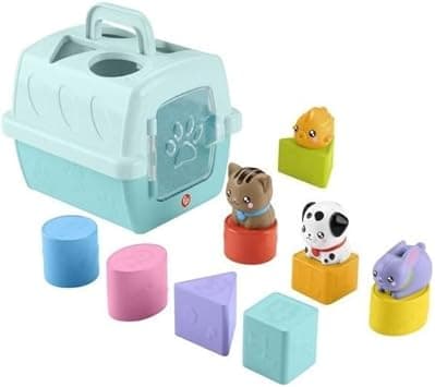 Fisher-Price Baby Shape Sorting Toy, FP Pets Sort & Stow Pet Carrie with Fine Motor Activities for Infants Ages 6+ Months - Amazon.ae Price Tracker