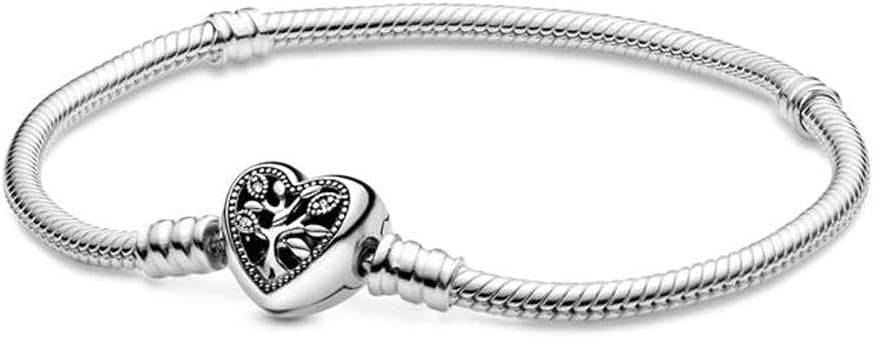 Pandora Moments Women's Sterling Silver Family Tree Clasp Chain Bracelet for Charms - Amazon.ae Price Tracker