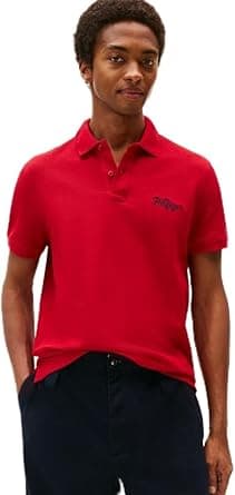 Tommy Hilfiger Mens Ic graphic reg polo Polos (pack of 1) - Amazon.ae Price Tracker