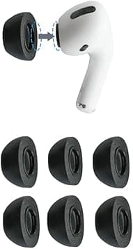 Comply Foam Apple AirPods Pro 2.0 Earbud Tips. Comfortable. Clicks On. Stays Put. Noise Canceling. Fits in Charging Case (Medium, 3 Pairs), Wireless - Amazon.ae Price Tracker