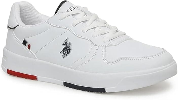 U.S POLO ASSN. Men's Andrei White Low-Top Sneakers mens Sneaker - Amazon.ae Price Tracker