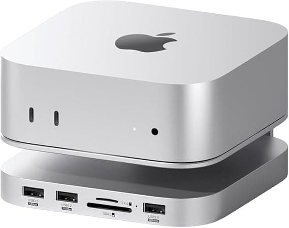 Hagibis Mac Mini M4 Hub & Stand with SSD Enclosure, 3 in 1 USB Type-C Docking Station with M.2 NVMe SSD Case, 10Gbps USB3.2 Gen2, SD4.0, TF4.0, 5V/2A Power Supply For M4 Pro (MC60H) - Amazon.ae Price Tracker
