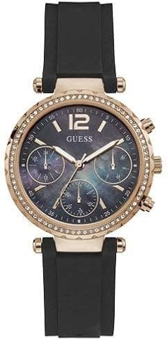 GUESS Women's Quartz Watch with Analog Display and Silicone Strap GW0113L2 - Amazon.ae Price Tracker