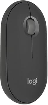Logitech Pebble Mouse 2 M350s Slim Bluetooth Wireless Mouse, Portable, Customisable Button, Quiet Clicks, 4K DPI, 24-month battery, Easy-Switch for Windows, macOS, iPadOS, Android, Chrome OS -Graphite - Amazon.ae Price Tracker
