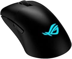 Asus ROG Keris Wireless AimPoint Gaming Mouse, Tri-mode connectivity (2.4GHz RF, Bluetooth, Wired), 36000 DPI sensor, 5 programmable buttons, ROG SpeedNova, Replaceable switches, Paracord cable, Black - Amazon.ae Price Tracker