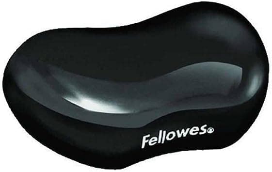 Fellowes Wrist Rest - Crystals Gel Wrist Rest with Non Slip Rubber Base - Ergonomic Mouse Mat Wrist Support, Keyboard Wrist Rest for Computer, Laptop, Home Office Use - Black - Amazon.ae Price Tracker