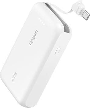 Belkin Fast Charge, Portable with Integrated Cable 10K PD 20W - Fast Charge -C Power Delivery, iPhone Fast Charging for iPhone 17 Series, iPad Pro, Galaxy S25, More - Amazon.ae Price Tracker