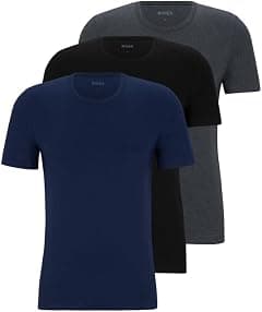 BOSS mens 3-pack Crew Neck Cotton Jersey T-shirts T-Shirt - Amazon.ae Price Tracker