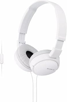 Sony MDR ZX110AP Wired On Ear Headphones with tangle free cable, 3.5mm Jack, Headset with Mic for Phone Calls, White, MDRZX110AP/W - Amazon.ae Price Tracker