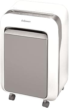 Fellowes 15 Sheet Paper Shredder for Office - 100% Jam Proof Micro Cut Shredder - LX31M Shreds for 20 Minutes - Powershred Office Shredder with 23 Litre Bin - DIN Level P5 - White - Amazon Exclusive - Amazon.ae Price Tracker