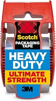 Scotch Heavy Duty Shipping and Moving Packing Tape, Clear, Packing and Moving Supplies, 1.88 in. x 27.7 yd., 1 Tape Roll with Dispenser - Amazon.ae Price Tracker