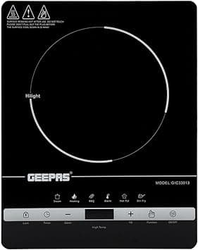 Geepas 4 Digit LED Display Digital Infrared Cooker, GIC33013 | 8 Temperature Settings | 3hrs Programmable Timer | 2000W Ceramic Heating Element - Amazon.ae Price Tracker