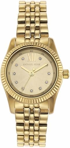 Michael Kors Lexington Watch for Women, 26mm Quartz Three Hand Movement with Stainless Steel Strap - Amazon.ae Price Tracker
