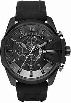 Diesel Mega Chief Stainless Steel Men's Watch with Analog or Digital Movement - Amazon.ae Price Tracker