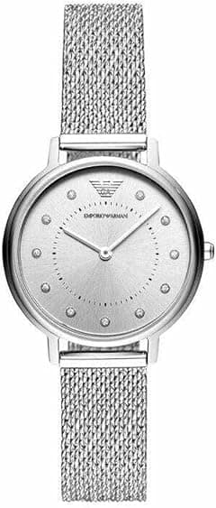 Emporio Armani Women's Silver Dial Stainless Steel Analog Watch - AR11128 - Amazon.ae Price Tracker