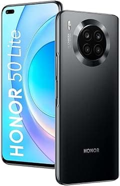 HONOR 50 Lite Mobile Phone, SIM-Free Unlocked Smartphone with 64MP Camera, 4300mAh Large Battery+66W Supercharge, 6.67” Full View Display, 8+128GB(Midnight Black) - Amazon.ae Price Tracker
