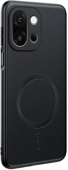 Magnetic for OnePlus 15 Case: Plain Leather Shockproof Phone Case with Camera Cover, One Plus 15 Slim Thin Yet Military Grade Drop Proof Silicone Bumper Cover (Black) - Amazon.ae Price Tracker