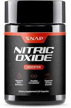 Snap Supplements Nitric Oxide Supplement - Pre Workout With L Arginine, L Citrulline, Taurine for Muscle Building, Strength & Endurance, Amino Energy, 60 Capsules - Amazon.ae Price Tracker