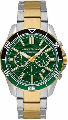 Armani Exchange Men's Analog Quartz Watch with Stainless Steel Strap AX1966 - Amazon.ae Price Tracker