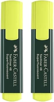 Faber-Castell Textliner Highlighter 2-Piece Set, Yellow - Amazon.ae Price Tracker