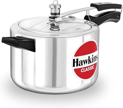 Hawkins Classic Aluminium Inner Lid Pressure Cooker, 5 Litre, Silver (Cl50), 5 Liter - Amazon.ae Price Tracker