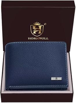 HORNBULL Maddison Mens Navy Genuine Leather Wallet | Elegant and Stylist Wallet with RFID Blocking | Gift Wallets for Men - Amazon.ae Price Tracker