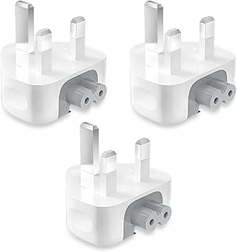 HITRENDS UK Plug Duckhead Power Adapter, UK AC Adapter All MacBooks USB-C Power Adapters,Replacement UK 3 Pin AC Power Adapter,Macbook Pro Air Mac i-Book i-Phone i-Pod,3 pack-White - Amazon.ae Price Tracker