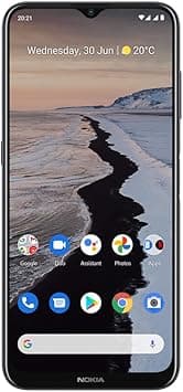 Nokia G10 Smartphone Skandinavisches Design, Dual-SIM, RAM 3GB, ROM 32GB, bis zu 3 Tage Akkulaufzeit, verbessertes 6,5”-Display, Dreifachkamera mit KI-Modi, Android 11 - Night - Amazon.ae Price Tracker
