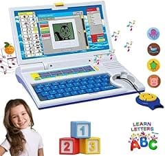 Famous Quality® 20 Kids Special Entertainment and Teaching Fun English Spelling Test Notebook Laptop Toy for Best Gift (Mouse Included) (Multi-Color) - Amazon.ae Price Tracker