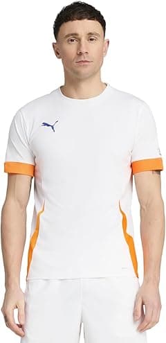 PUMA mens Individual Padel Jersey PUMA White-Vivid T-Shirt - Amazon.ae Price Tracker