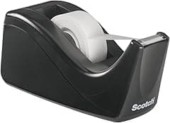 Scotch Desktop Tape Dispenser, Great for Gift Wrapping, Black Two-Tone, 1 Dispenser/Pack (C60-BK) - Amazon.ae Price Tracker